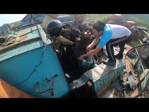 Видео: Готовим комбайны. Варю грохот. Запуск старичка после зимней спячки.