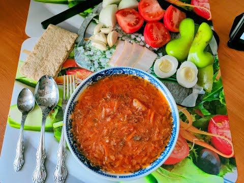 Видео: МУКБАНГ / Его Величество БОРЩ! СО СМЕТАНОЙ САЛОМ И ЧЕСНОКОМ / ЧИТАЮ КОММЕНТАРИИ / ОБЖОР