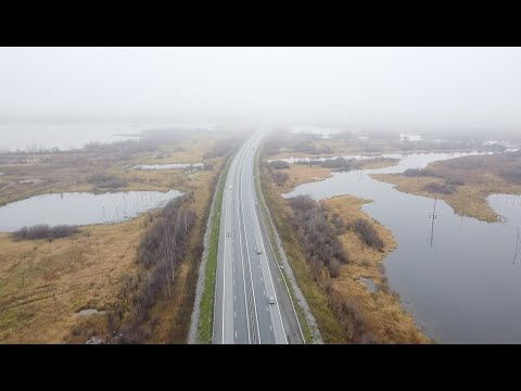 Видео: Осенний туман (Нефтеюганск)