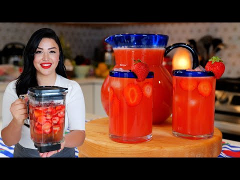 Видео: ЛУЧШАЯ свежая клубничная АГУА ФРЕСКА, которую вы когда-либо делали!!! Виды на дорогу Агуа Фреска