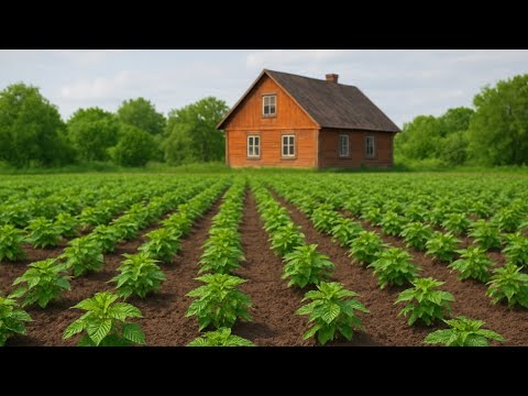 Видео: Массовая посадка малины - 300 кустов, один человек, полдня | Экспресс-посадка: как справиться одному