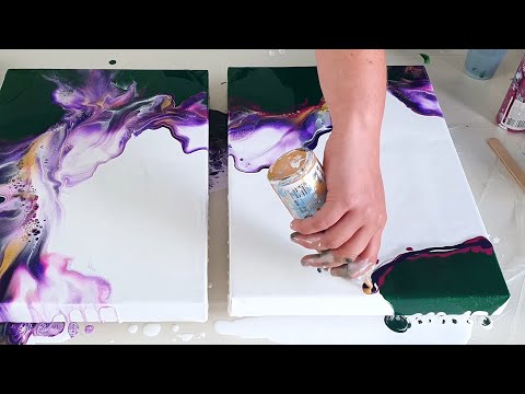Видео: ПРИНИМАЯ РИСКИ! ВАУ Так Другой!! цвет Трещина Акрил Налить Картина / Жидкость искусство