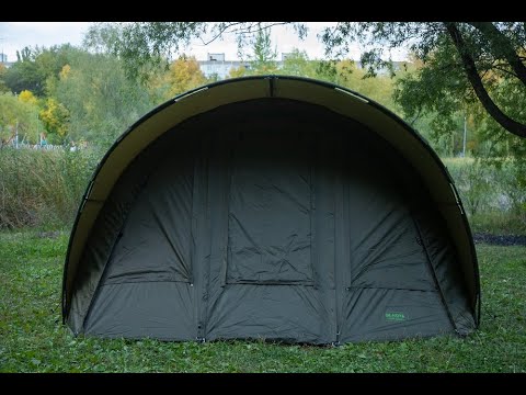 Видео: Обзор Карповой палатки De Nova Carp Tackle XL 2 3 Man серийный образец