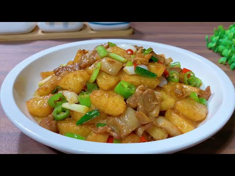 Видео: Картошка с мясом в стиле ресторана, особенно вкусно!