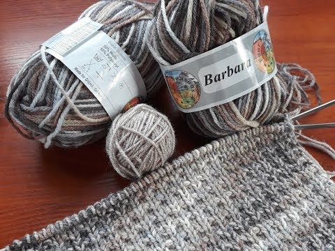 Видео: Шапочки бини спицами (женская, мужская). Часть 1.