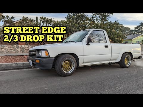 Видео: Как установить комплект для опускания дорожного просвета на 2/3 дюйма на пикап Toyota Pickup 1989...