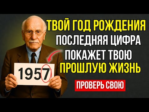 Видео: Карл Юнг раскрывает что последняя цифра года вашего рождения говорит о вашей прошлой жизни