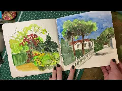 Видео: Листалка и немного рассуждений о рисовании