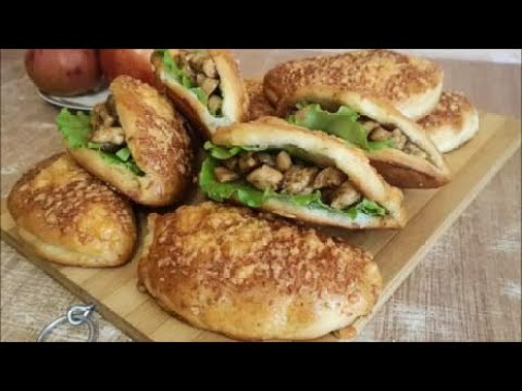 Видео: Булочки с сыром и курицей Домашняя выпечка с начинкой