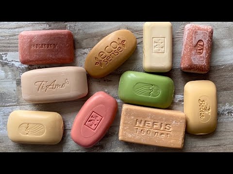 Видео: ASMR Cutting rancid Soap  | Soap Carving|Резка прогорклого мыла  | ASMR