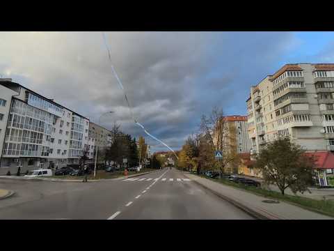 Видео: Траса від безкоштовного джерела Нафтусі навколо Трускавця на Стебницьку, базар, Вектор, Нова пошта