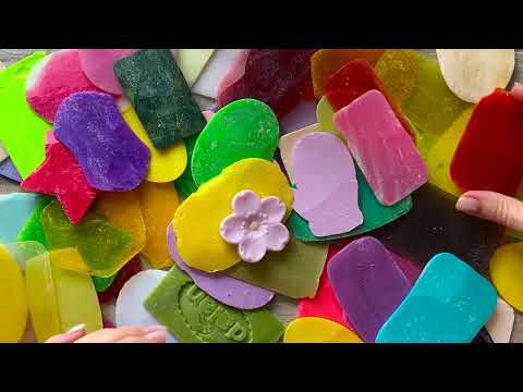 Видео: ASMR | Soap plates | Breaking plates | Ломание мыльных пластинок