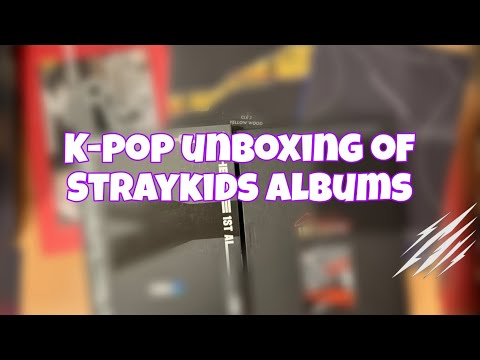 Видео: Распаковка альбомов stray kids | unboxing album stray kids
