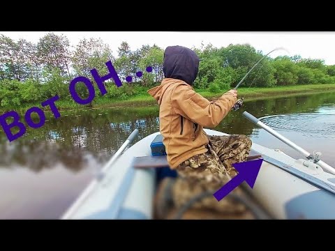 Видео: Заброс... ЕСТЬ! Вот и не зря Я ТАК РАНО ВЫШЕЛ НА РЕКУ. GLADIATOR - Супер ЛОДКА.