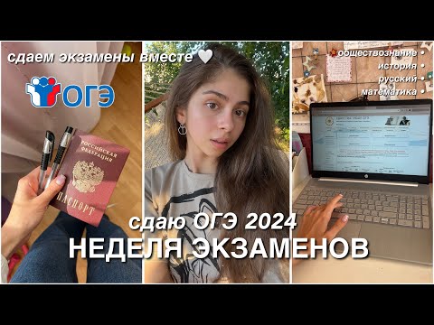 Видео: неделя экзаменов | сдаю ОГЭ 2024 *влог*