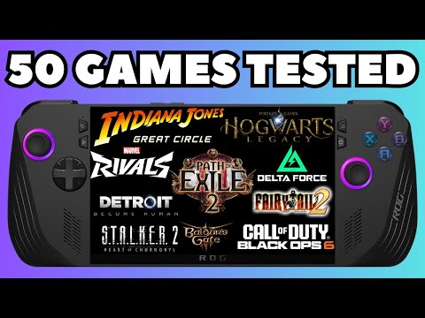 Видео: Asus Rog Ally X: протестировано 50 игр