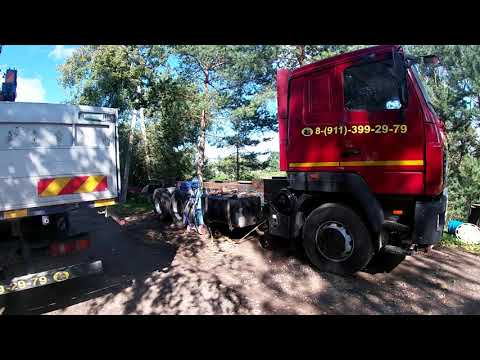 Видео: Установка манипулятора Hangil на МАЗ 6312 часть 1