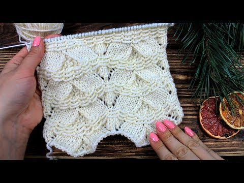 Видео: ОБАЛДЕННЫЙ узор спицам. Воздушный как Крылья Ангела
