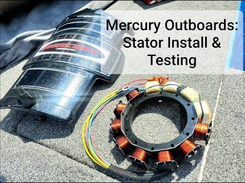 Видео: Mercury Outboards: Установка и тестирование статора