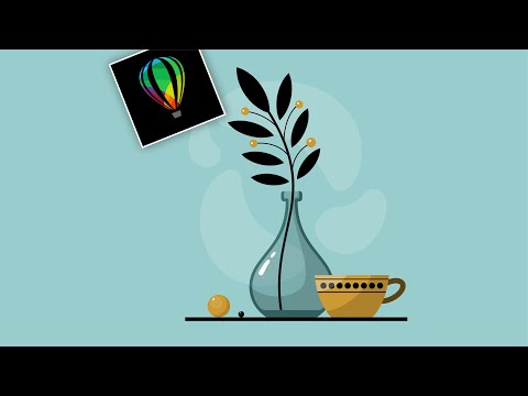 Видео: Декоративный натюрморт в программе Corel Draw. Подробный урок для начинающих