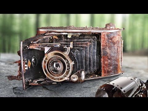 Видео: Agfa Billy Record 1938 | Реставрация старого фотоаппарата