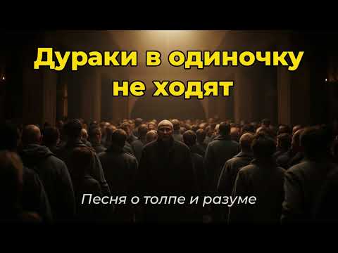 Видео: «Дураки в одиночку не ходят» — мощная песня о толпе, которая ошибается