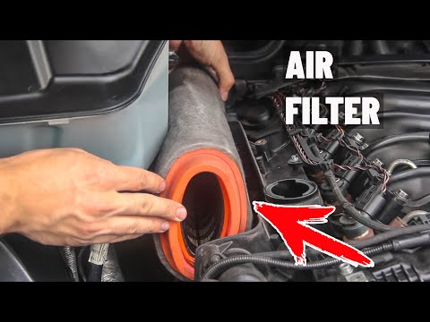 Видео: ЗАМЕНА ВОЗДУШНОГО ФИЛЬТРА ДВИГАТЕЛЯ BMW X5 E53 Diesel Air Filter Replacement DIY