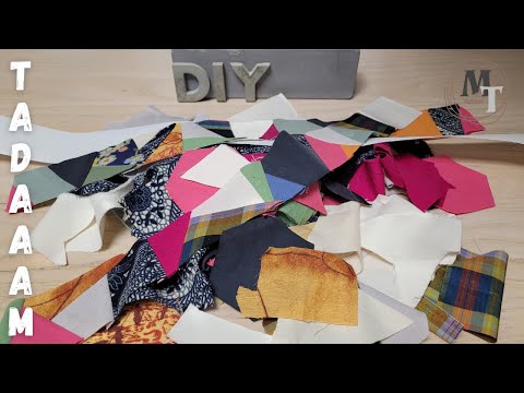 Видео: ПЭЧВОРК Утилизация обрезков / PATCHWORK Recyclage des chutes