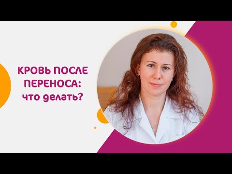 Видео: Кровь после переноса эмбриона: что делать?