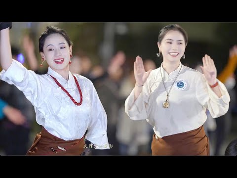 Видео: Восхищайтесь красивыми тибетскими женщинами, традиционными тибетскими танцами и тибетской песней