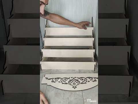 Видео: Полка лесенка для ярмарки