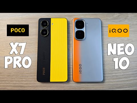 Видео: POCO X7 PRO VS IQOO NEO 10 - ЧТО ВЫБРАТЬ? ПОЛНОЕ СРАВНЕНИЕ!