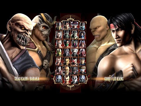 Видео: Игра за Shao Kahn & Baraka в Mortal Kombat Komplete Edition на PC в 2K