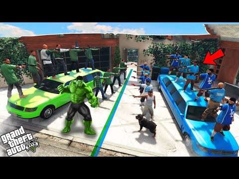 Видео: ФРАНКЛИН БАНДАСЫ VS ХАЛК БАНДАСЫ СТРЕЛКА ЖАСАДЫ (GTA V)
