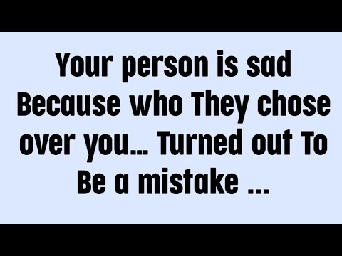 Видео: ☪️Твой человек печален, потому что тот, кого он выбрал вместо тебя… оказался ошибкой…