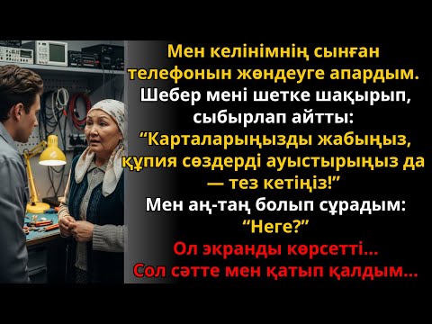 Видео: келінімнің сынған телефонын жөндеттім — шебердің айтқан сөзі мені тастай қатырды | Жаңа әңгіме