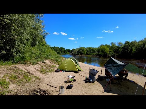 Видео: Рыбалка и отдых на Клязьме в Петушках