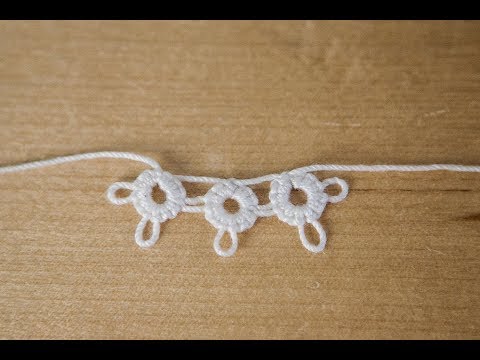 Видео: Фриволите методом кольцевой нити: часть первая (урок) от RustiKate