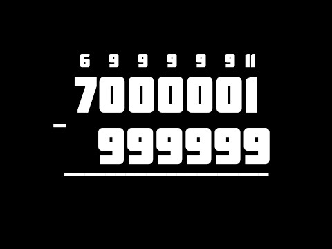 Видео: Вычитание столбиком Часть 2 Что делать с нулями?