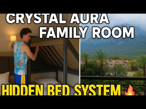 Видео: Family room на 6 человек с двухэтажной кроватью Crystal Aura. Обзор в последний день сезона!
