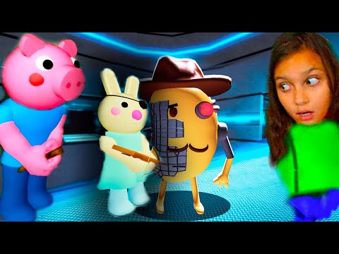 Видео: СЕКРЕТ ПИГГИ 11  Нашли БАННИ призрака 😱 Вся история Роблокс / Roblox Piggy 11 Балди и Валеришка