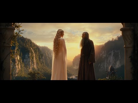Видео: Гномы покидают Ривенделл. Разговор Галадриэль и Гэндальфа. HD