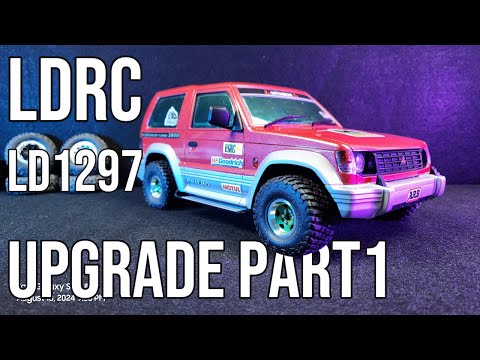 Видео: Радиоуправляемая машина LDRC LD1297, модернизация Mitsubishi Pajero, часть 1
