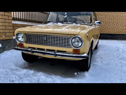 Видео: ВАЗ 21013 в хорошем состоянии, цвет желтая примула, запуск после длительной стоянки, тест-драйв
