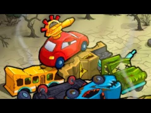 Видео: ПРОХОЖДЕНИЕ Car Eats Car 2 самые первые баталии Мультяшной игры ХИЩНЫЕ МАШИНЫ 2