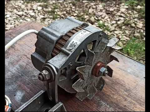 Видео: BLDC мотор из генератора  ВАЗ 21073