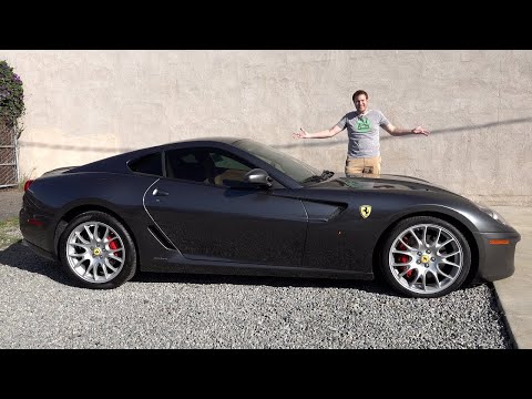Видео: Шестискоростная Ferrari 599 GTB Fiorano 2007 года, это удивительный суперкар на V12
