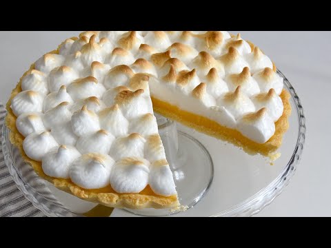 Видео: Как приготовить лимонный тарт с меренгой БЕЗ ЖЕЛАТИНА | Легкий рецепт лимонного курда