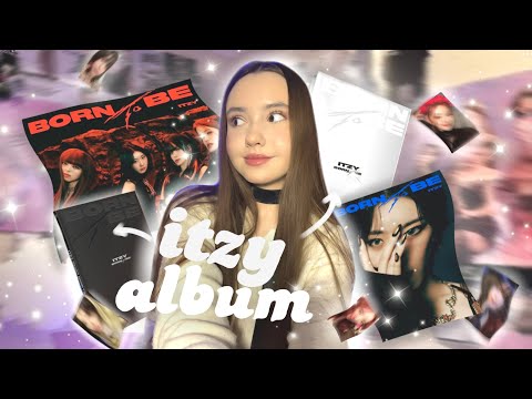 Видео: рАсПакоВка BORN TO BE🍡💌// три альбома ITZY⚡️