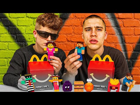 Видео: ALEKSOV та Bepsik відкривають новий McDonald's фігурками з Minecraft!